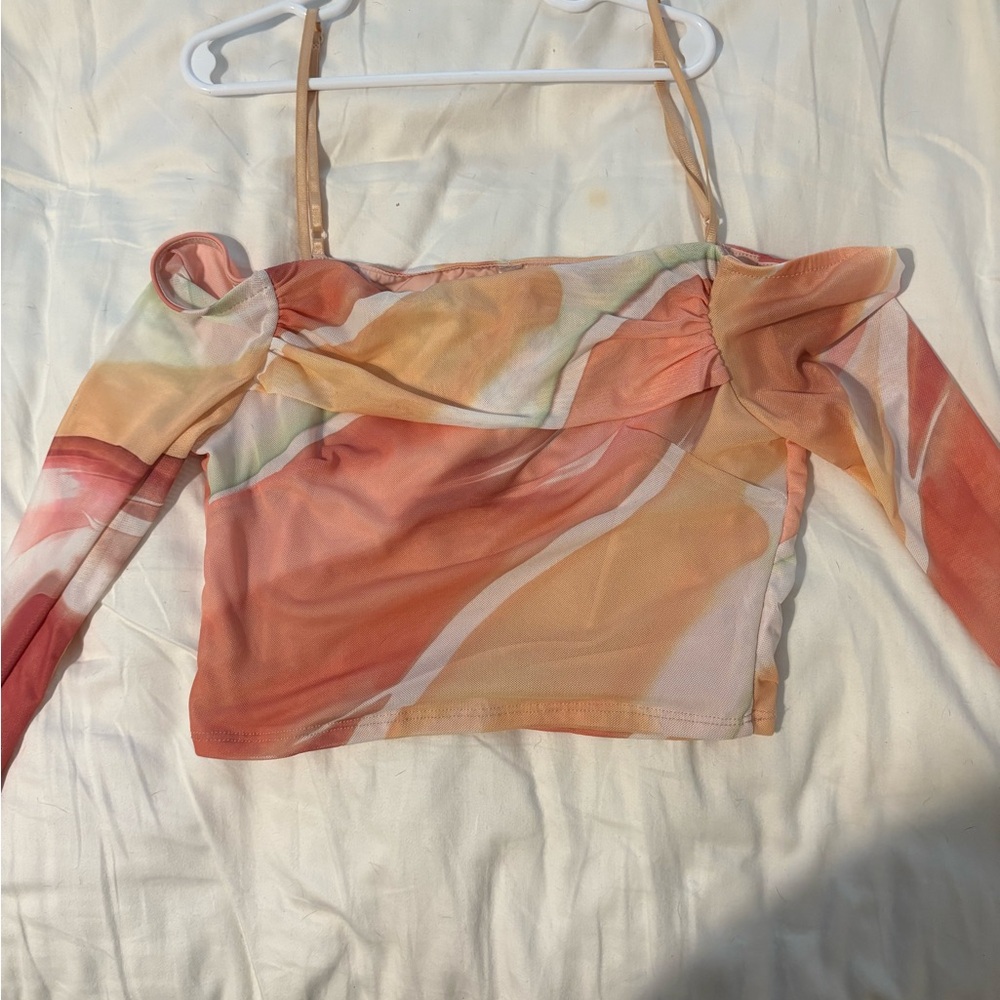 Stylish Women's Off-Shoulder Top - Multicolor
